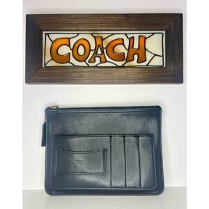 Vintage Coach Black Organizer Caddy #4514
